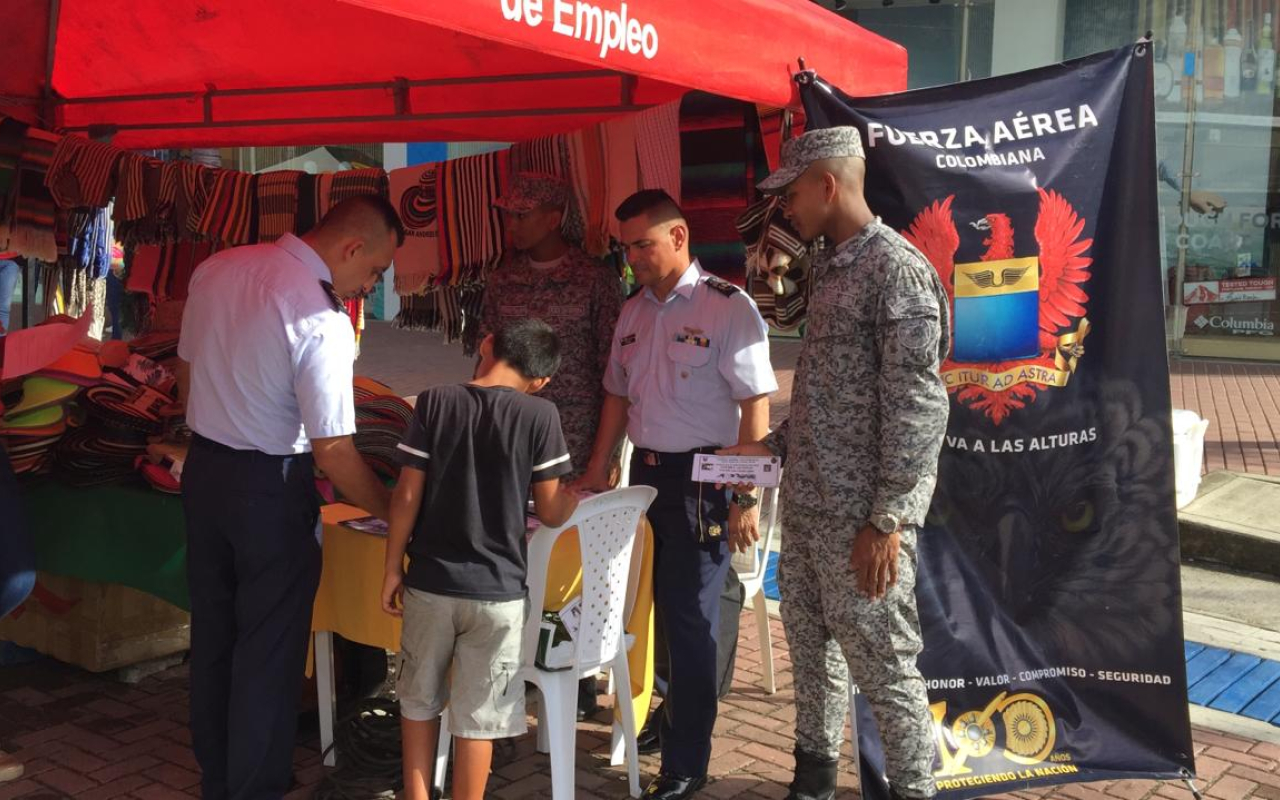 El Grupo Aéreo del Caribe participa en la Rueda de Emprendimiento “Emprendiendo por un Departamento más incluyente” 