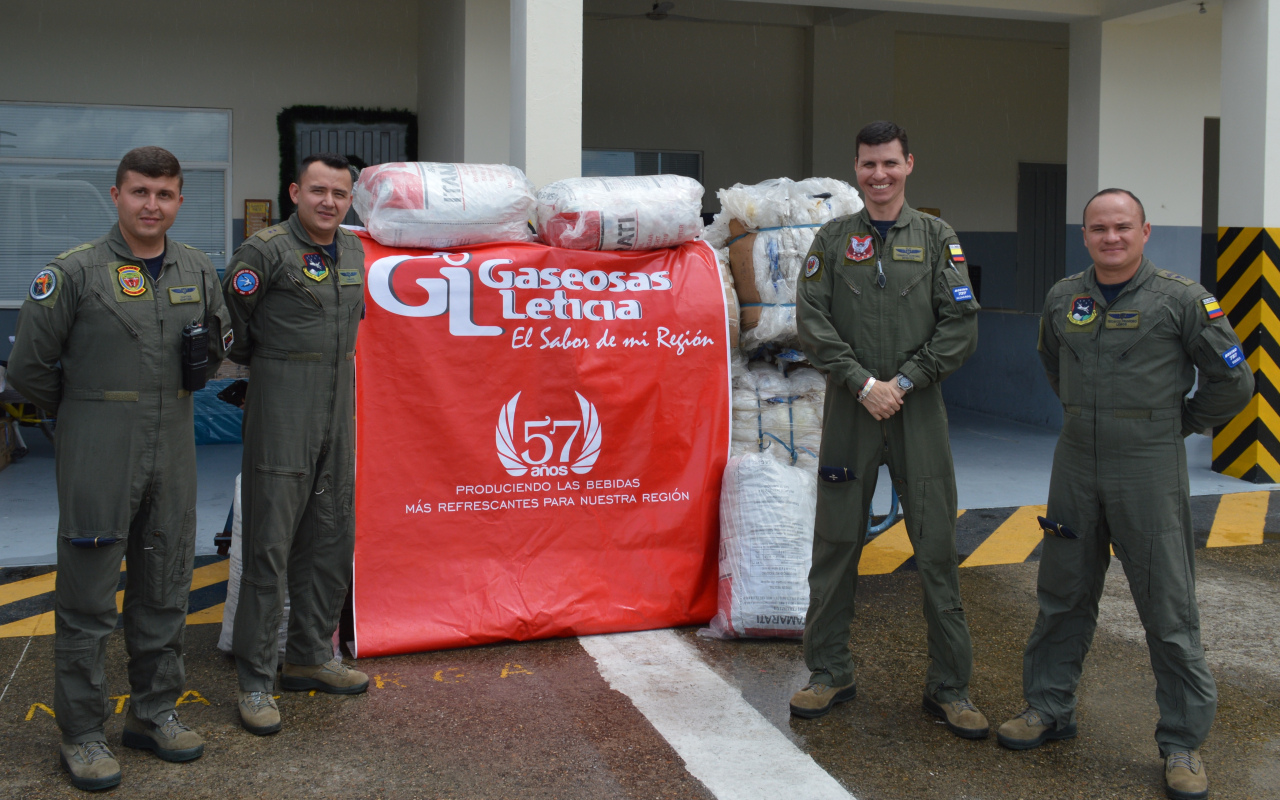 Con a proyecto productivo Fuerza Aérea Colombiana, reitera su compromiso con la Amazonía