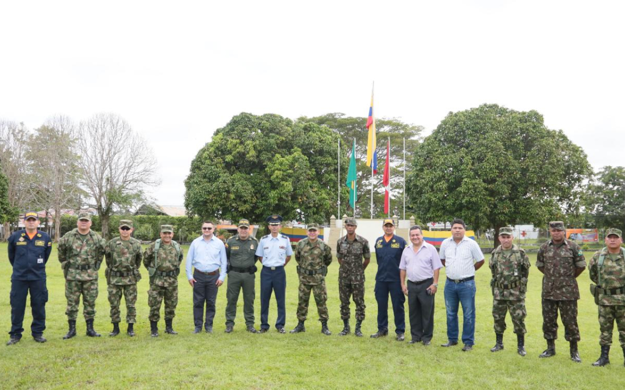 Fuerzas Públicas de Colombia, Brasil y Perú participan en ceremonia Tripartita en el Amazonas