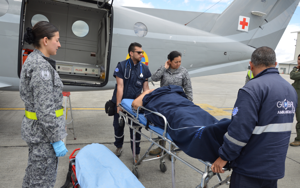 Traslado Aeromédico desde la Macarena a un hombre en delicado estado de salud 