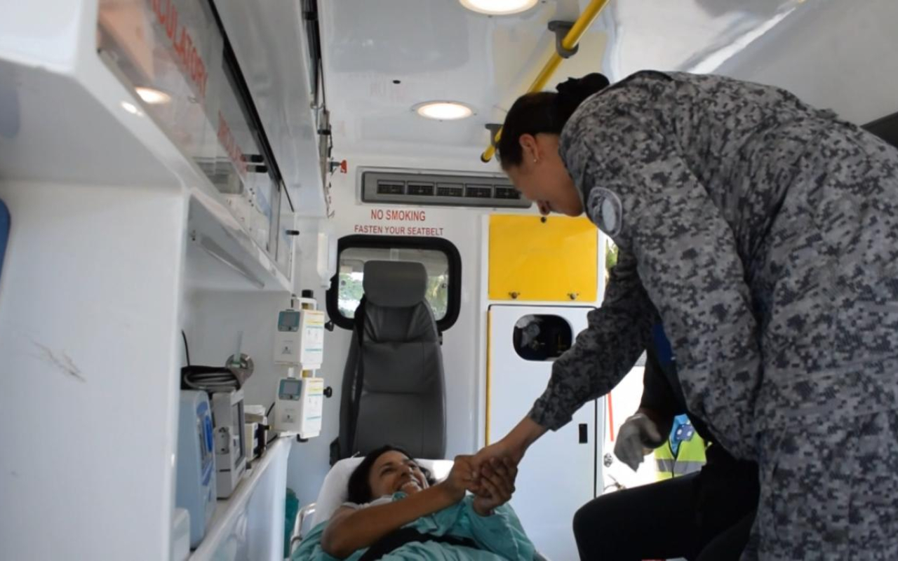 Turista estadounidense recibe atención médica desde la isla de Providencia