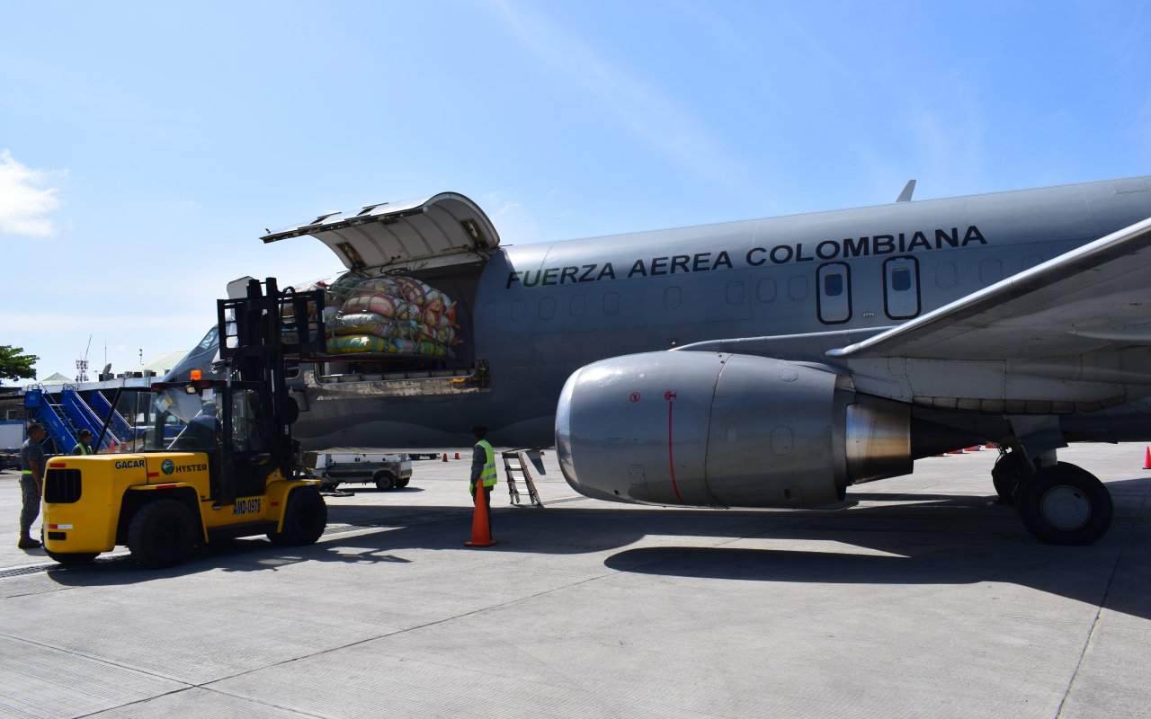 Alrededor de 4.400 libras de material de reciclaje se evacuaron desde la isla de San Andrés hacia la ciudad de Bogotá