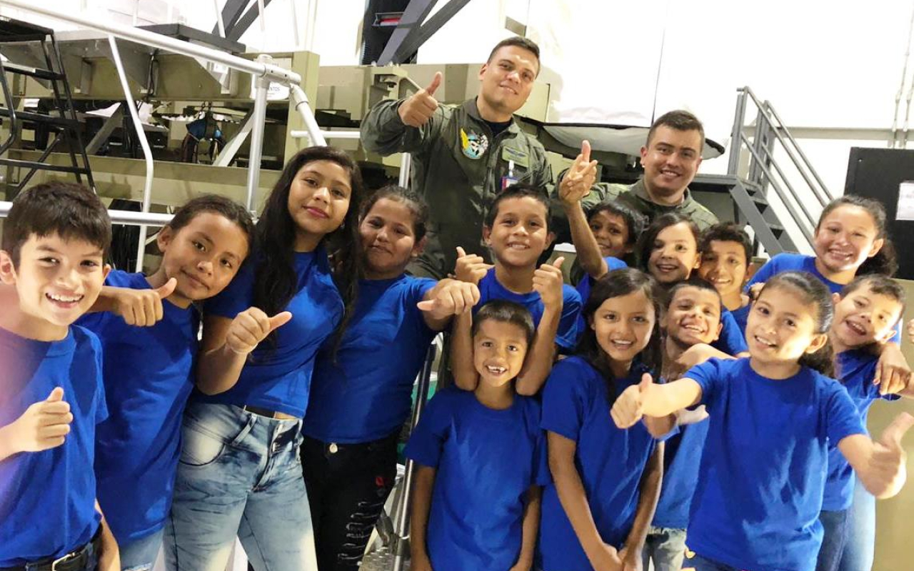 22 niños de la Fundación Mar y Sol  participaron en  la campaña “Así se va a las alturas”.