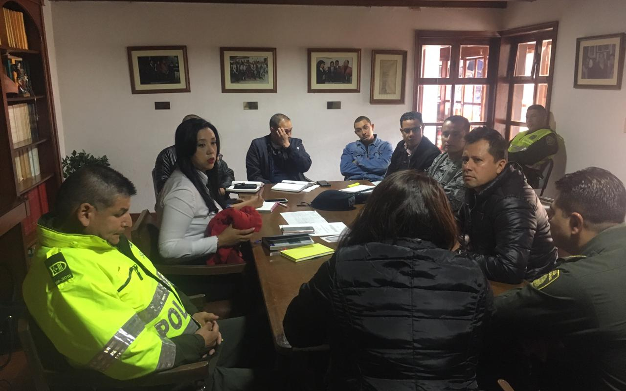 CAMAN presente en Consejo de Seguridad en el municipio de Zipacon Cundinamarca