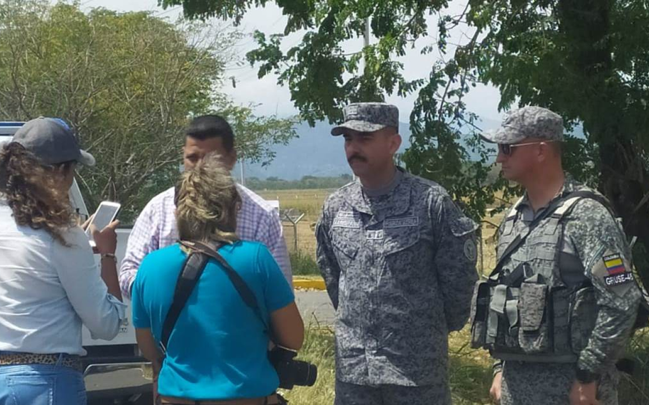 Comandante del CACOM 4 realizó una visita estratégica en el municipio de Flandes.