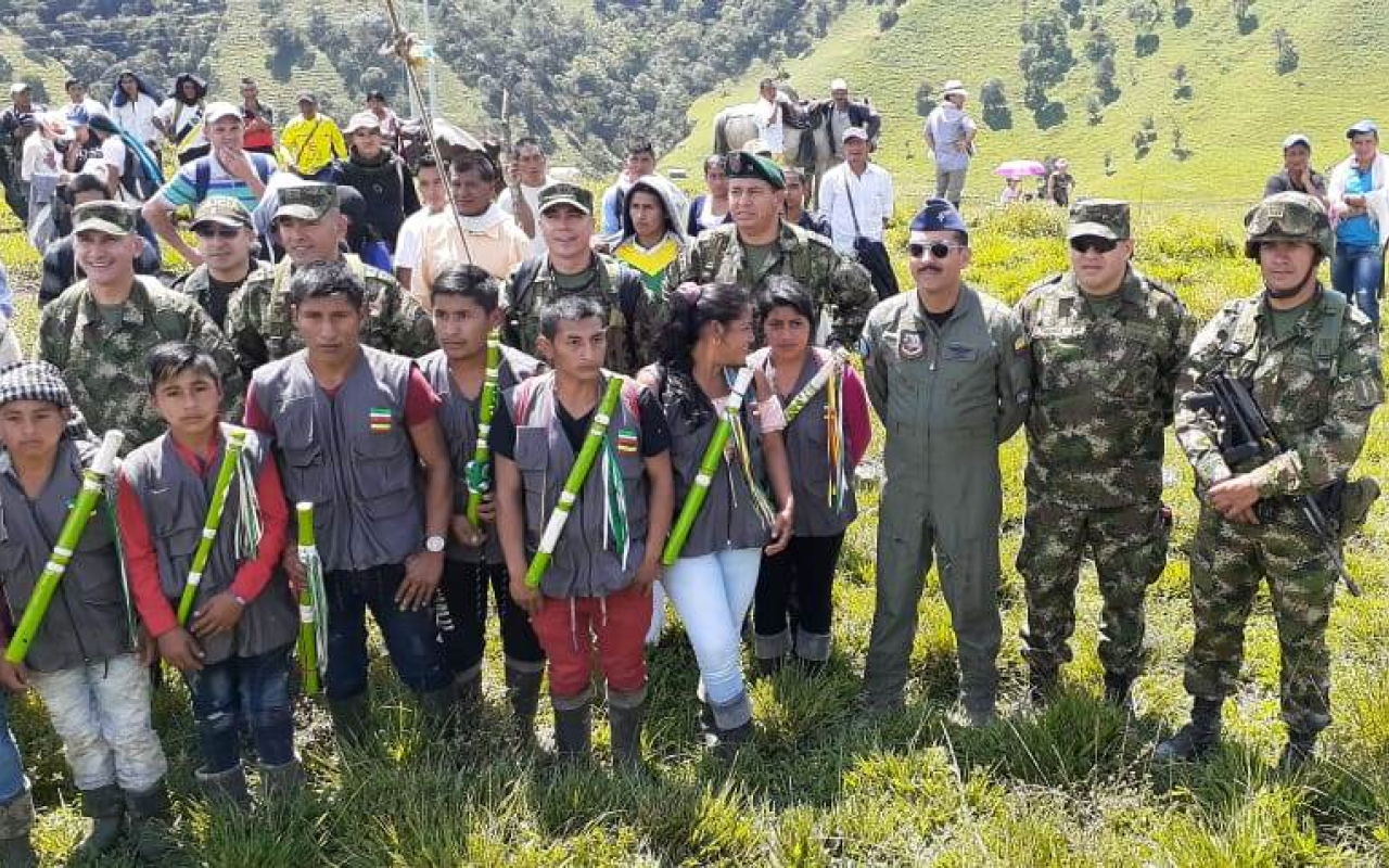 Visita estratégica en la vereda  República de Marquetalia, Tolima.