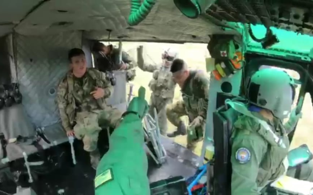 Comando Aéreo de Combate No. 6 de su Fuerza Aérea brinda constante apoyo a las tropas desplegadas en Caquetá.