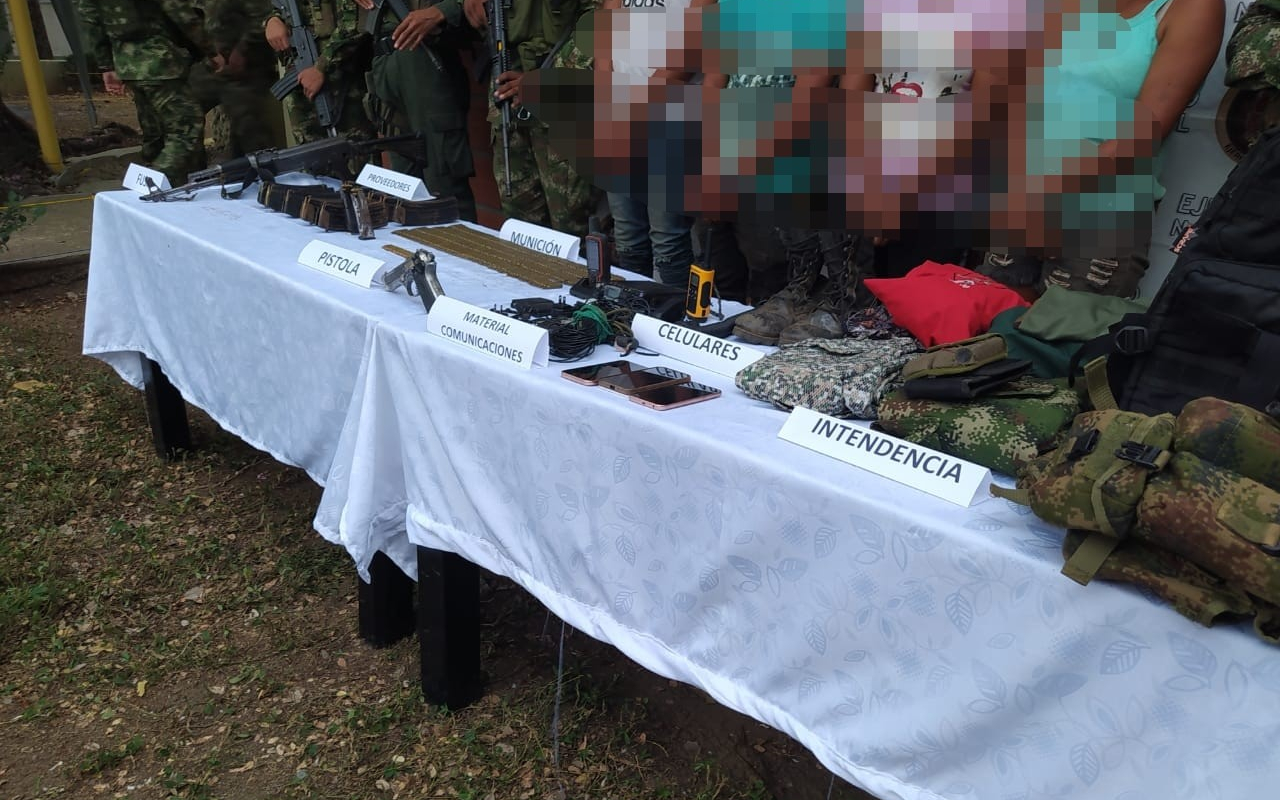 Operación en contra del Clan del Golfo dejó cuatro capturados 