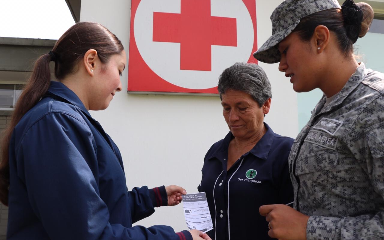 Establecimiento de Sanidad Militar CATAM continúa la misión de prevención contra el Coronavirus.