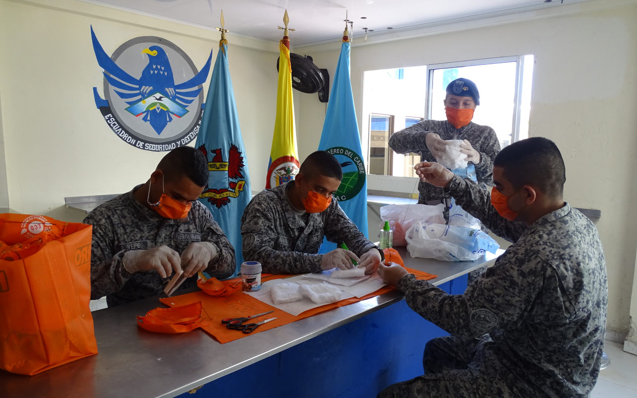  Medidas de contención del Covid-19 en San Andrés Islas son respaldadas por su Fuerza Aérea Colombiana