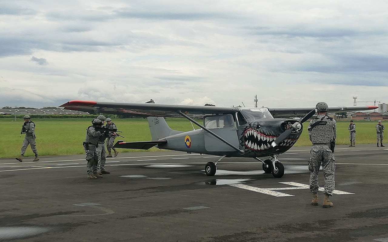 Fuerza Aérea Colombiana participó en CSI Narcotráfico, una estrategia para combatir el narcotráfico 