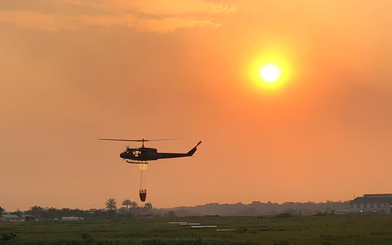 El Comando Aéreo de Combate No. 6 (CACOM6) hace frente a los incendios forestales en la región Amazónica