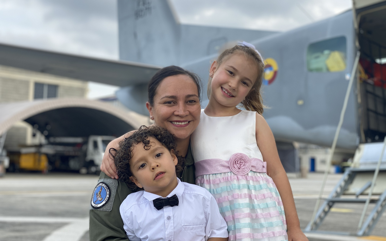 Ser madre militar es un privilegio, es algo que te mueve y te motiva a darlo todo