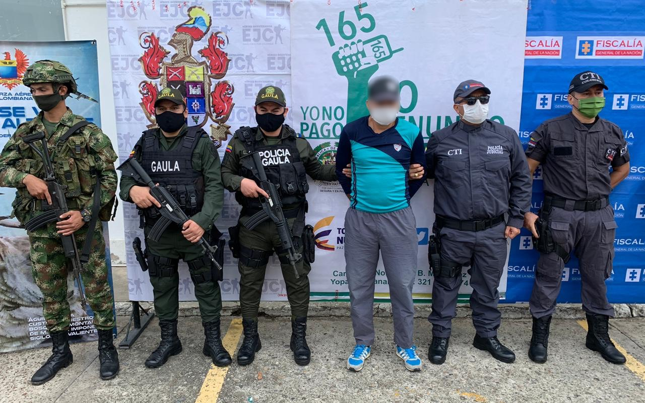 Fue capturado cabecilla del Eln en Aguazul, Casanare