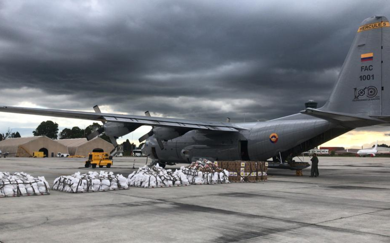 Continúa el transporte de ayudas humanitarias hacia el sur del país