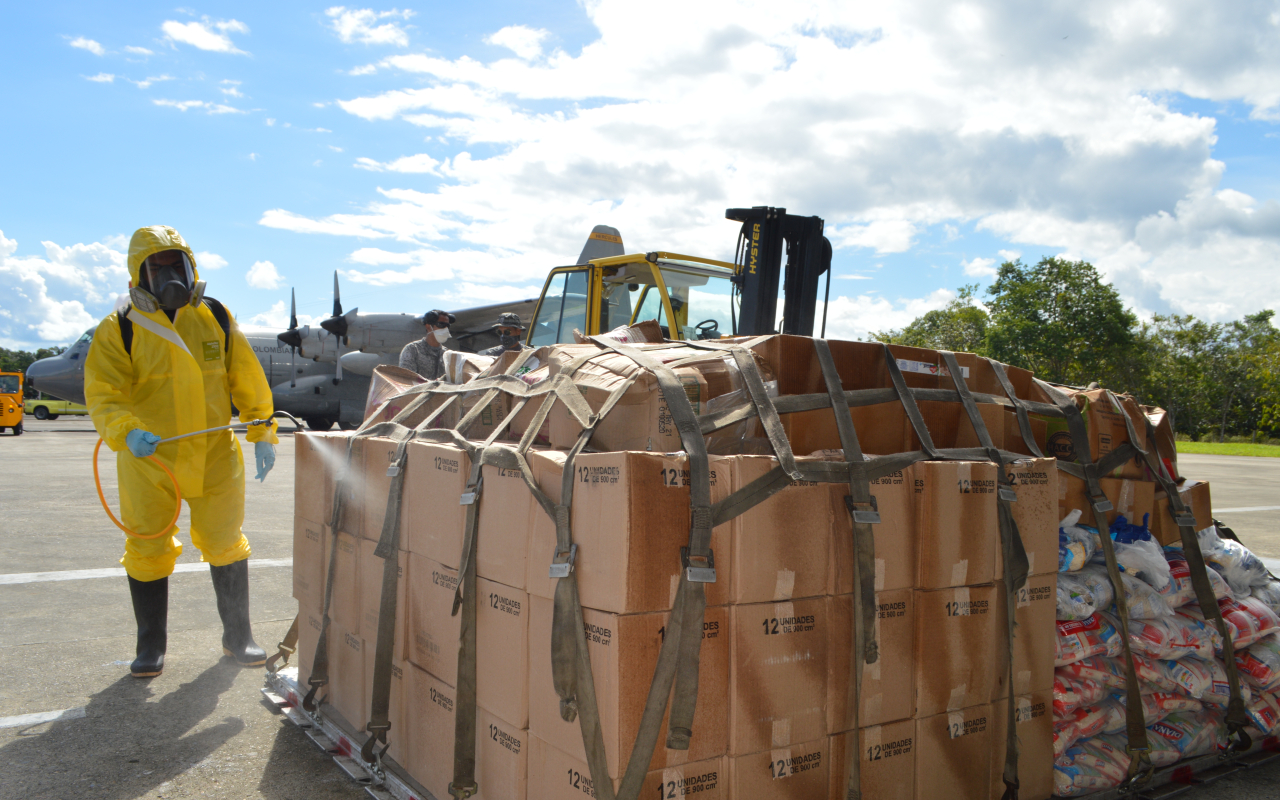 Siguen llegando las ayudas al Amazonas en los aviones de su Fuerza Aérea Colombiana