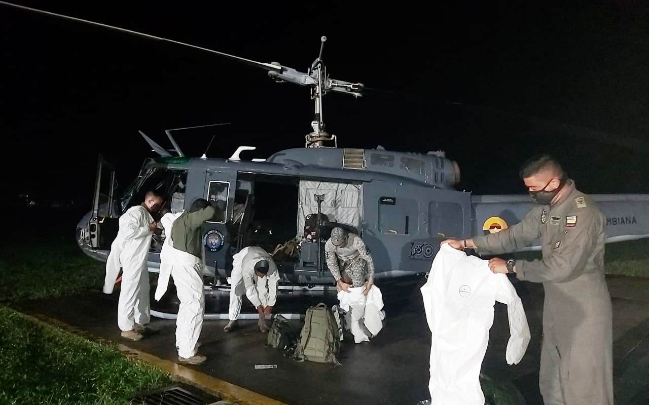 Oportuna evacuación de su Fuerza Aérea salva la vida de persona en Putumayo