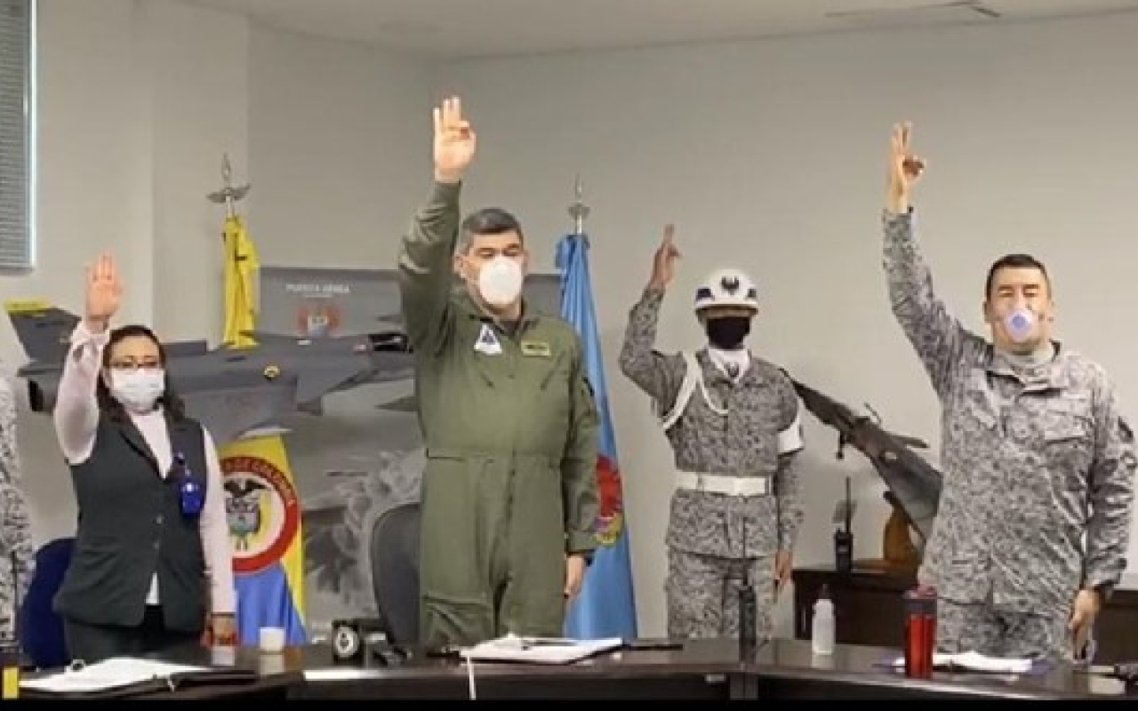 El CACOM-1 se compromete con la campaña Institucional “Sí Juro” de las Fuerzas Militares