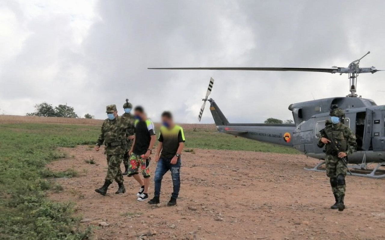 En operación coordinada se logra la ubicación e inutilización de material de guerra en el sur de Bolívar