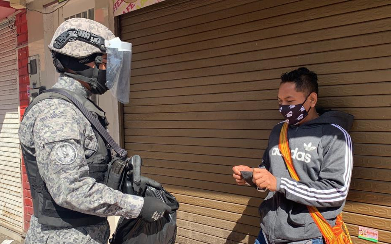 CAMAN elabora y entrega 500 tapabocas a los madrileños