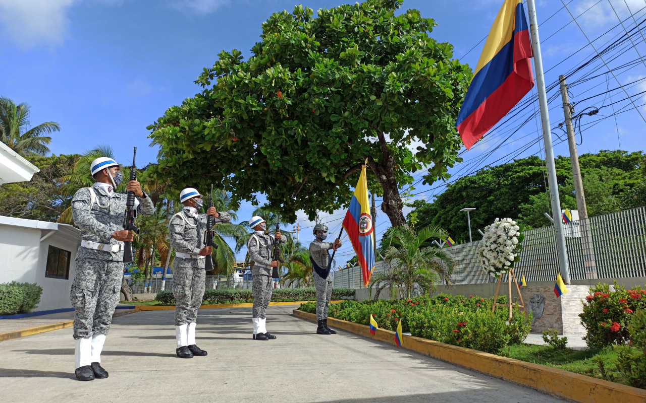 Así celebró el grito de independencia el Grupo Aéreo del Caribe