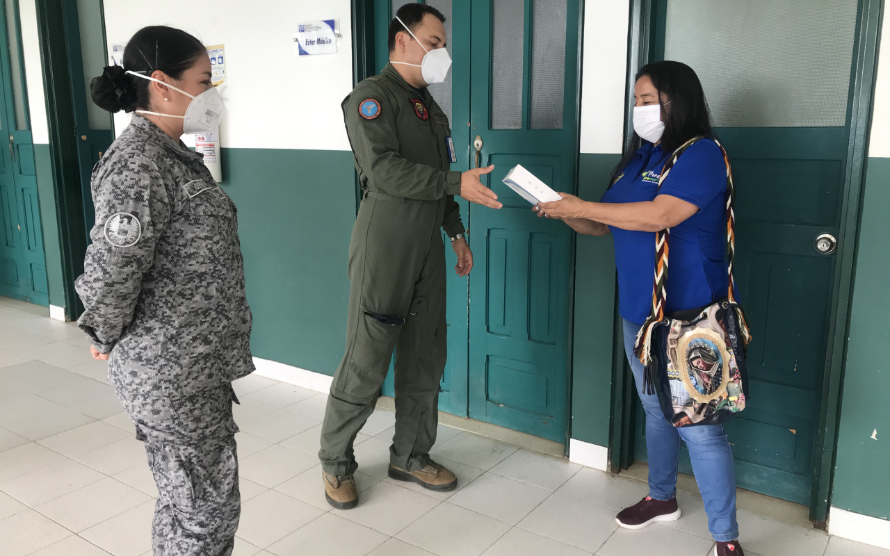 Su Fuerza Aérea continúa apoyando Hospitales del Tolima 