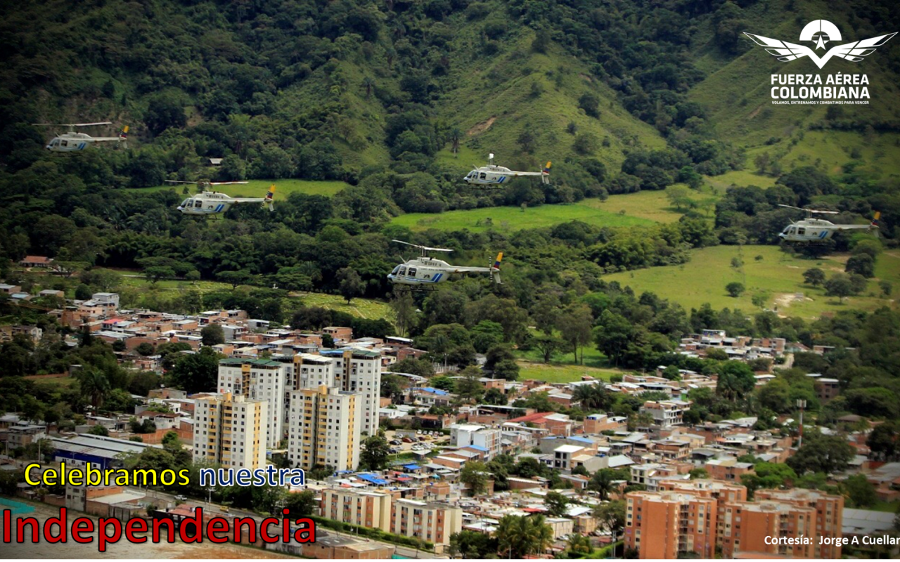 Tripulaciones de su Fuerza Aérea Colombiana surcaron los cielos de nuestro país 
