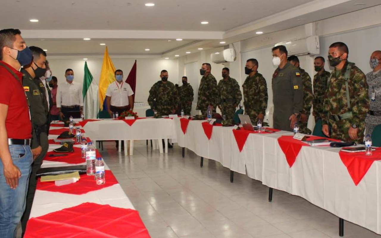 Se realizó Taller de Seguimiento de Seguridad en el municipio de Flandes con autoridades civiles y Fuerza Pública
