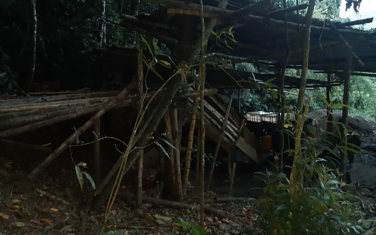 Destruidos dos laboratorios de producción de clorhidrato de Cocaína en Nariño