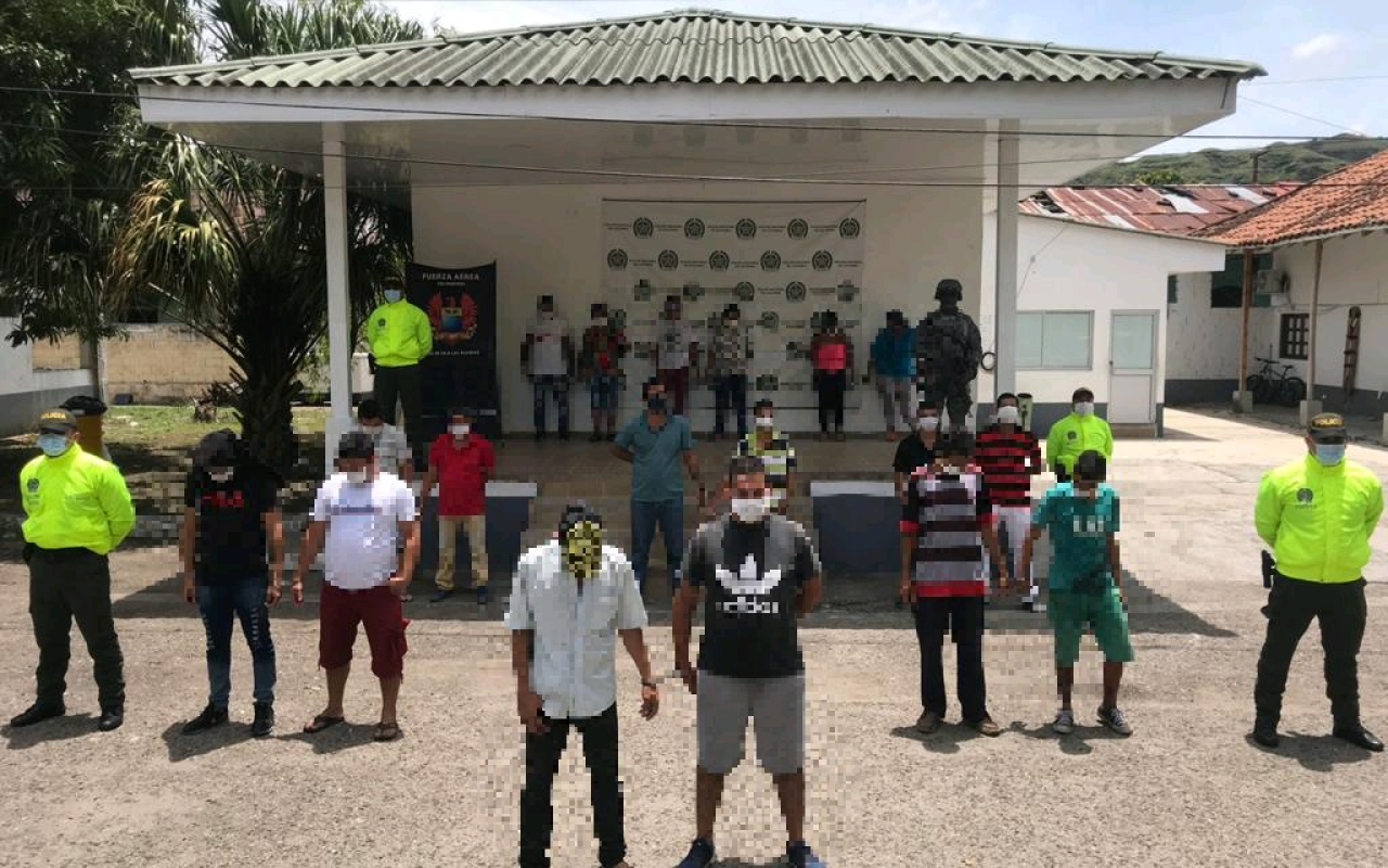 Operación de su Fuerza Aérea y Policía Nacional permitió desarticulación de banda delincuencial en el Tolima 