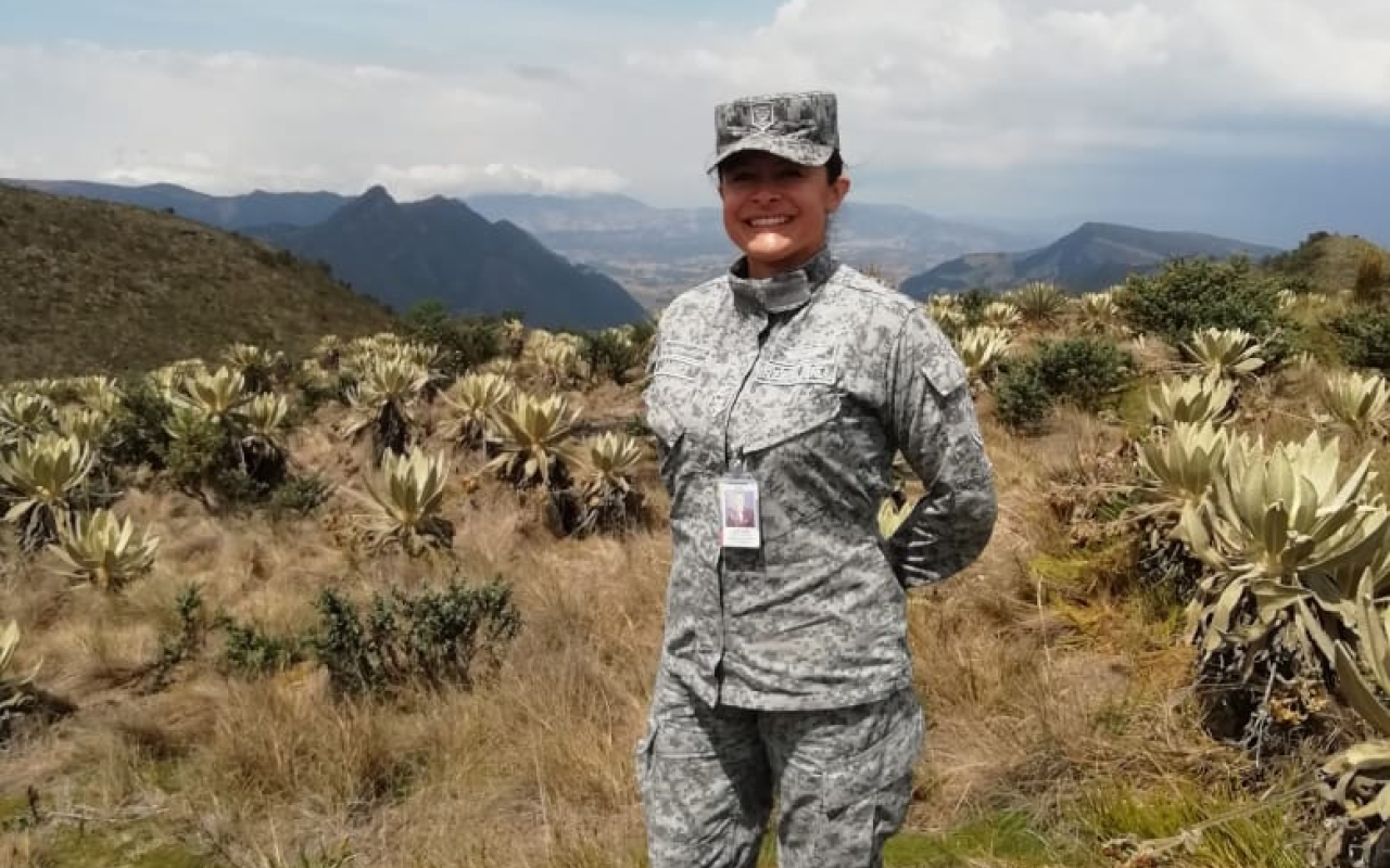  La líder de la gestión ambiental en el CAMAN