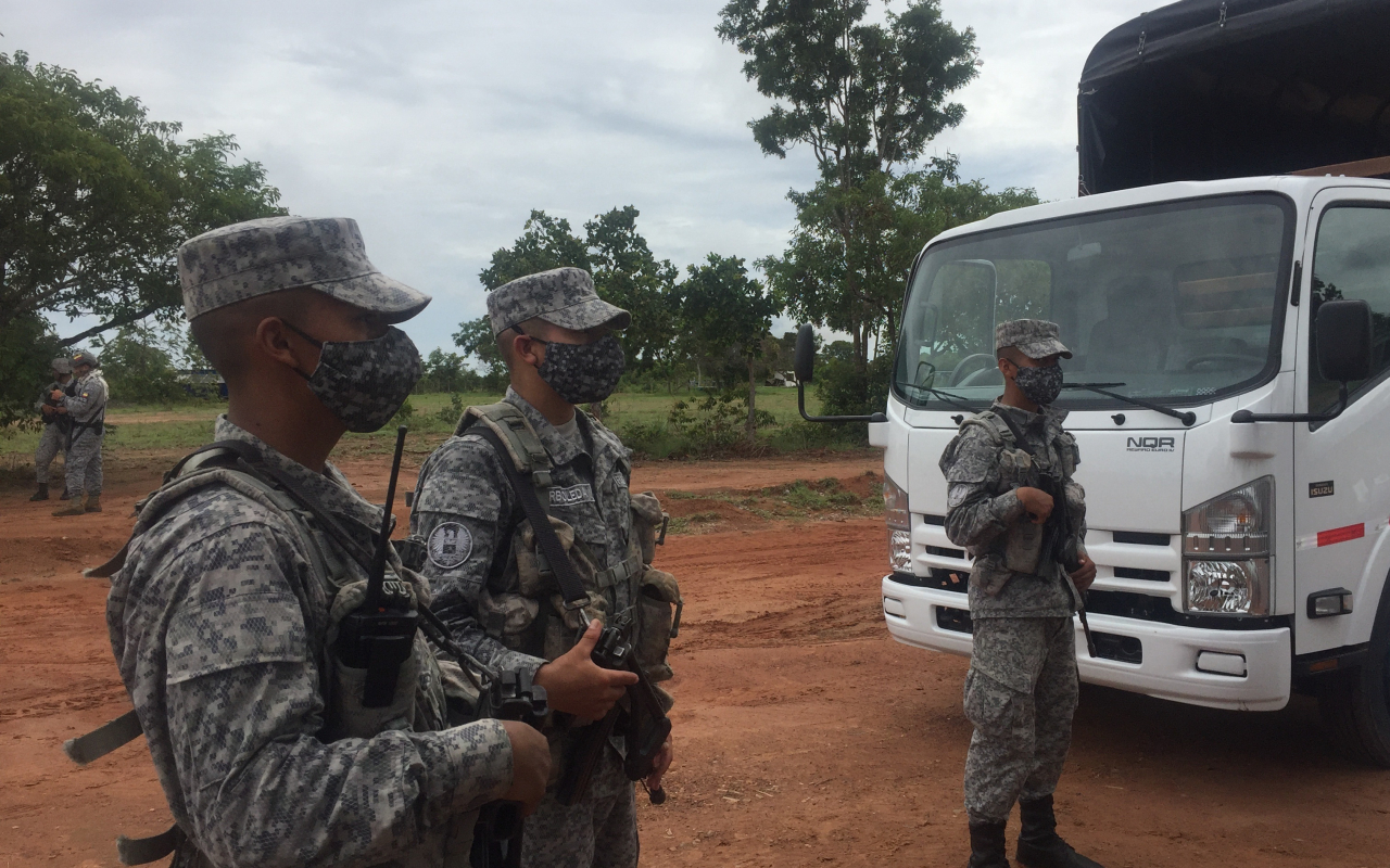 Jóvenes comprometidos en prestar su servicio militar en Vichada 