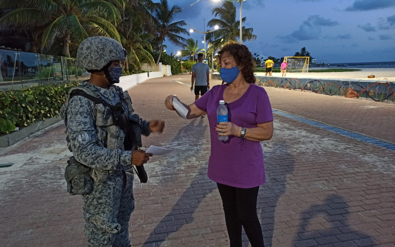 Pedagogía, perifoneo y acción: campaña de prevención de contagio COVID-19 en San Andrés