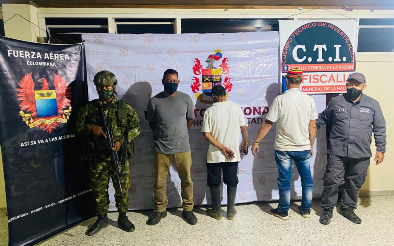 Operación militar en contra de la minería ilegal en el Tolima, deja la captura de tres personas