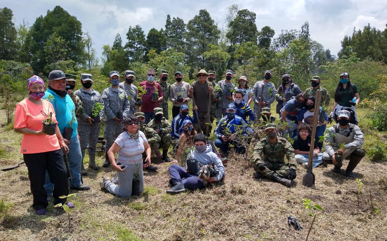 CAMAN participa en jornada de reforestación en la laguna La Herrera
