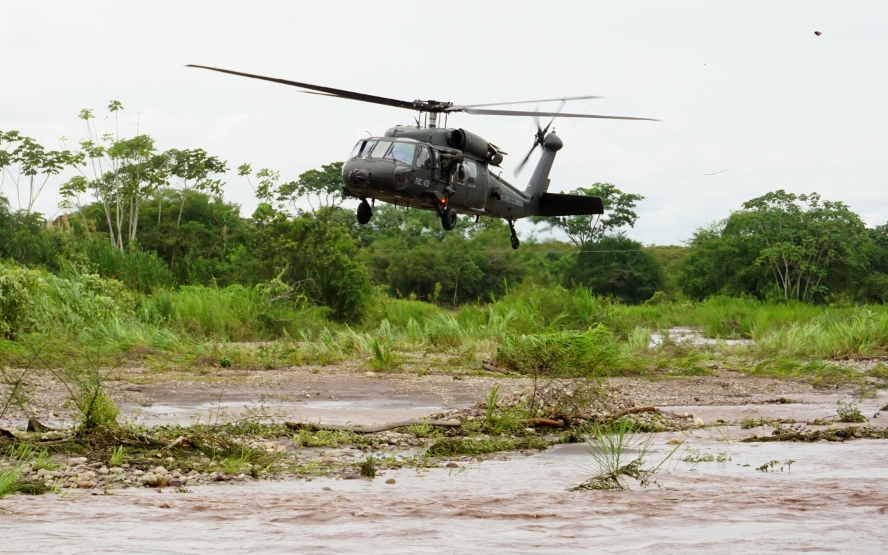 Un Ángel en medio de la inundación