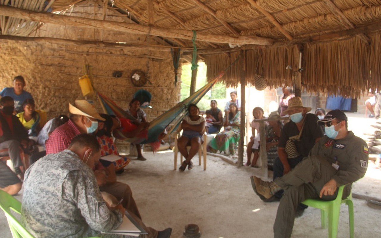 La Fuerza Aérea apoyará comunidad Wayúu en la Guajira