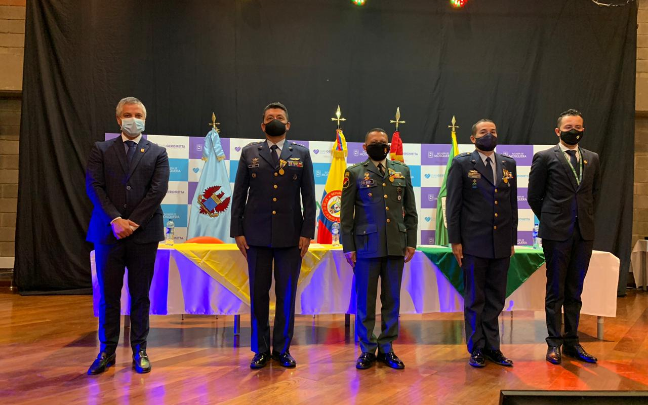 Alcaldía de Mosquera exalta el apoyo de la Fuerza Aérea en la región