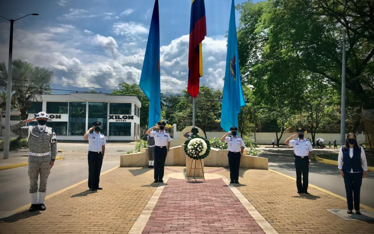 CACOM4 conmemoró los 101 años de existencia de la Fuerza Aérea Colombiana. 