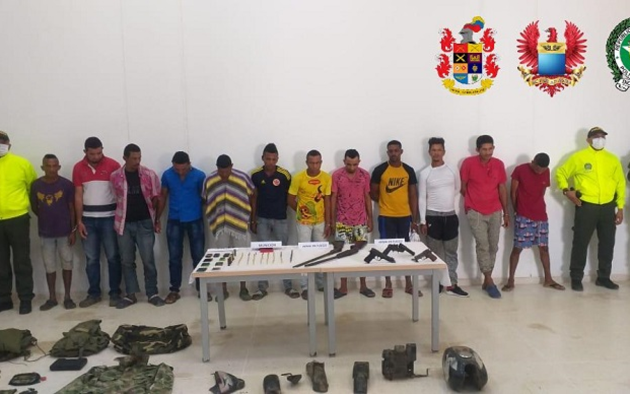 Capturados 12 integrantes del Clan del Golfo