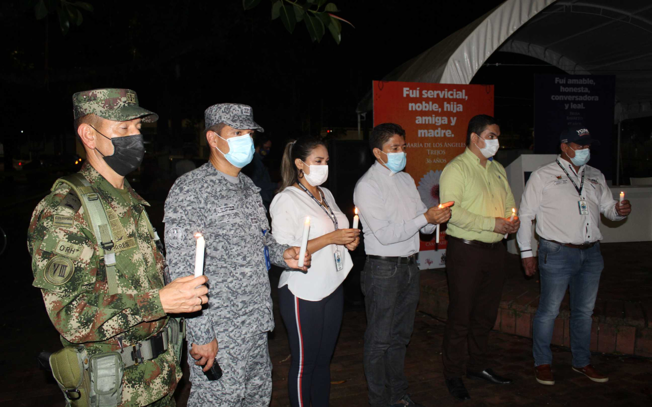 Homenaje a víctimas de feminicidio en el departamento de Casanare   