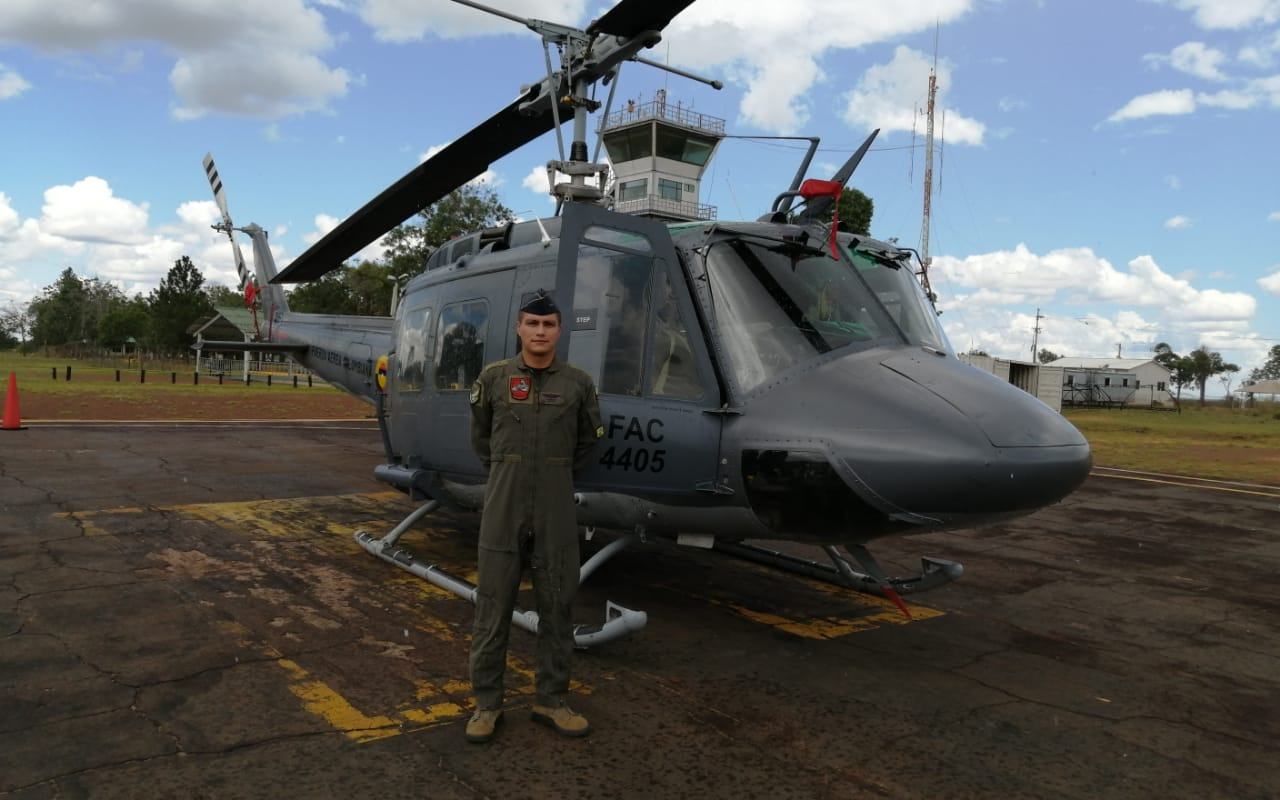 “soñé con volar un helicóptero y hoy lo estoy materializando”