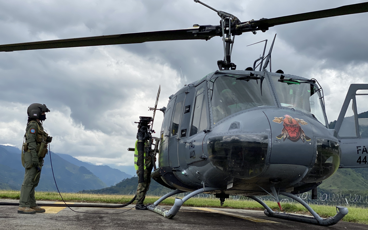 Del UH-1H al Huey II, una poderosa y contundente aeronave que continúa vigente al servicio de los colombianos