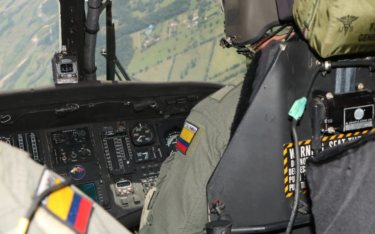Con operación aérea se mantiene la vigilancia en Parques Nacionales del Meta