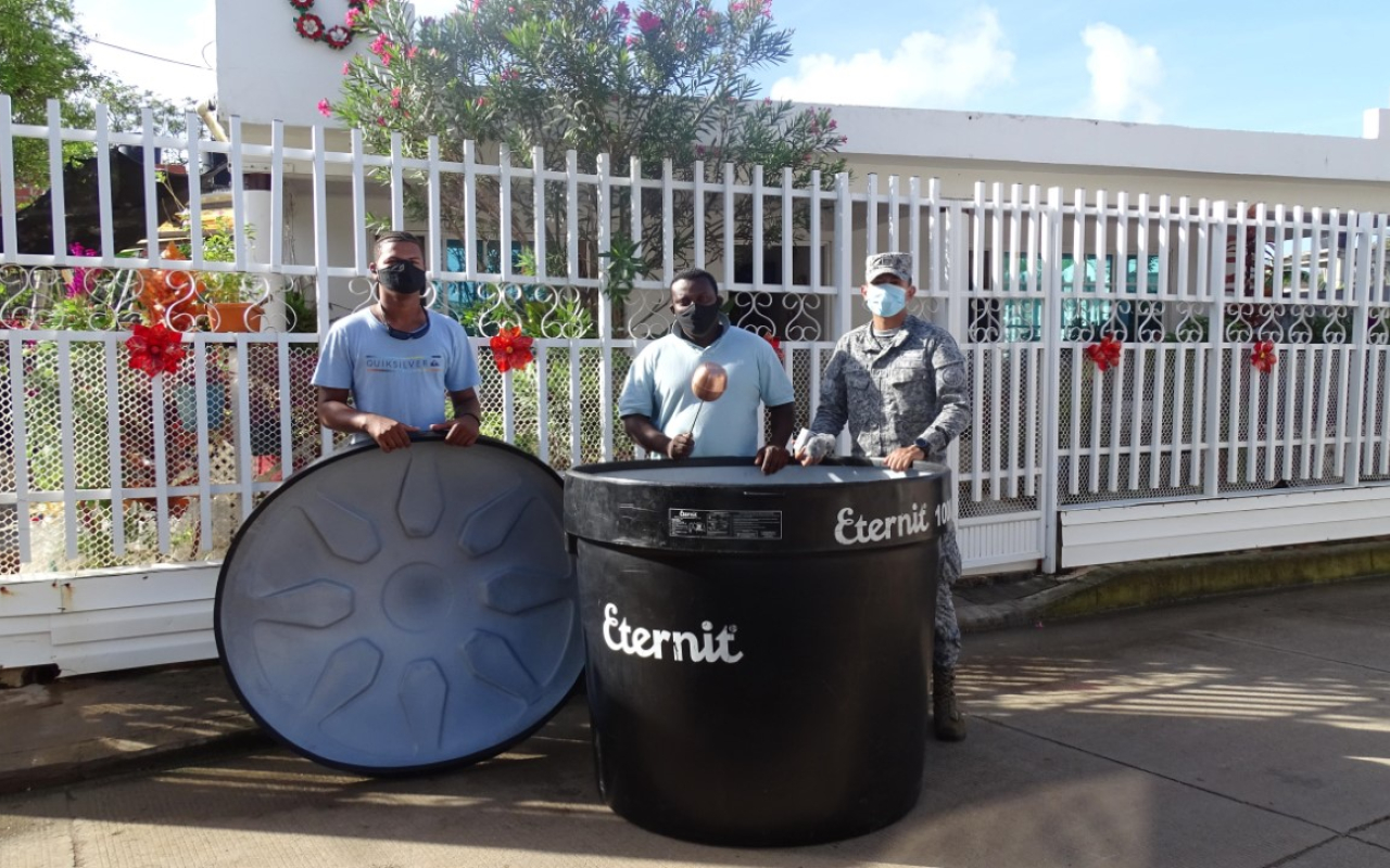 Apoyo a familias de personal civil de la Fuerza Aérea afectadas por huracán