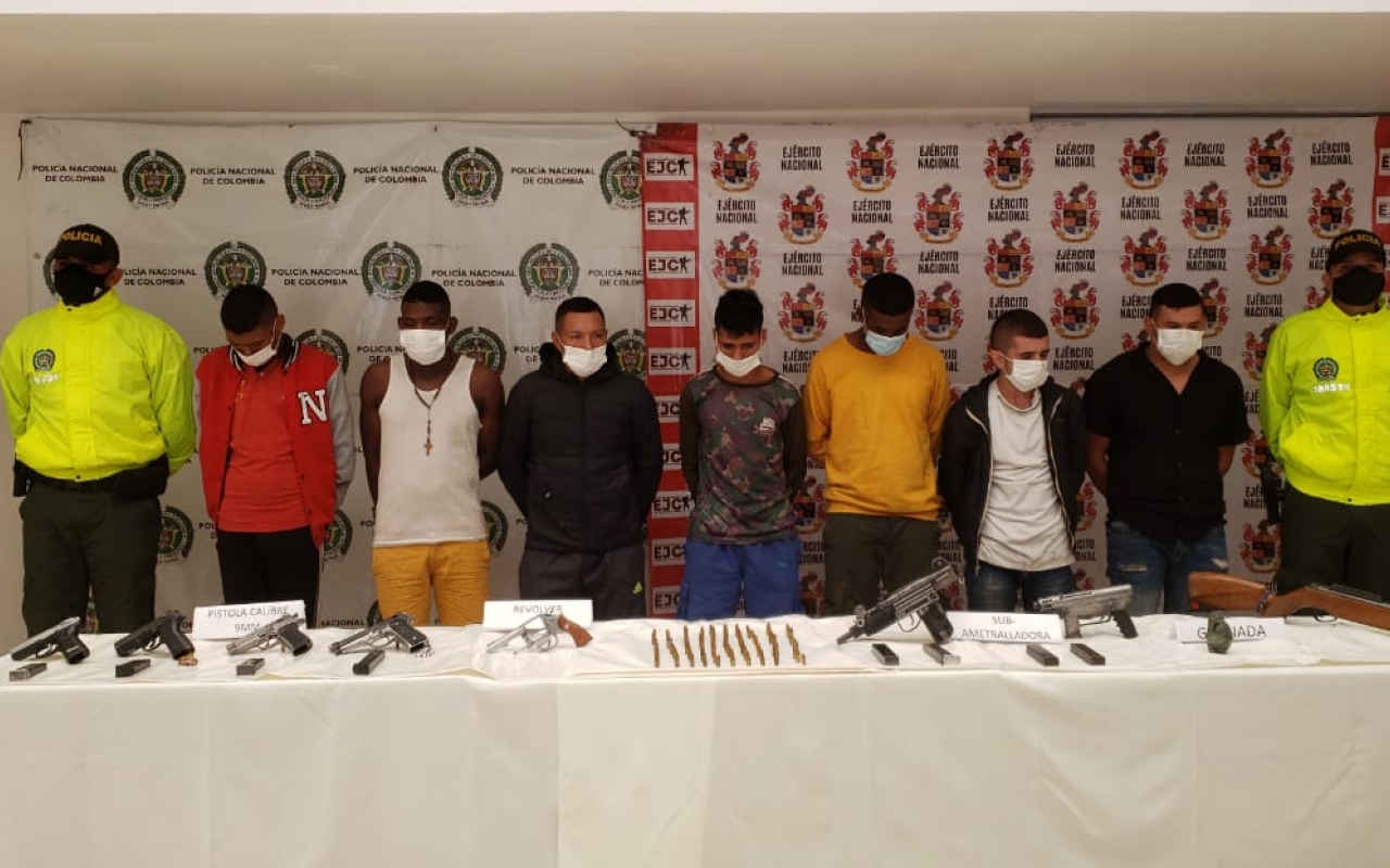 Golpe al Grupo Armado Residual “Los Contadores”, capturado alias “Alfredo” y 6 integrantes más de esta estructura