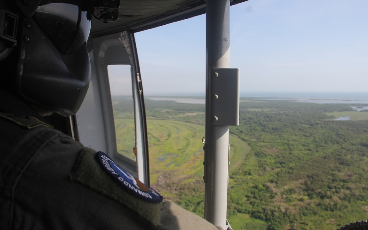 La Fuerza Aérea protege desde el aire el Parque Natural Isla Salamanca 