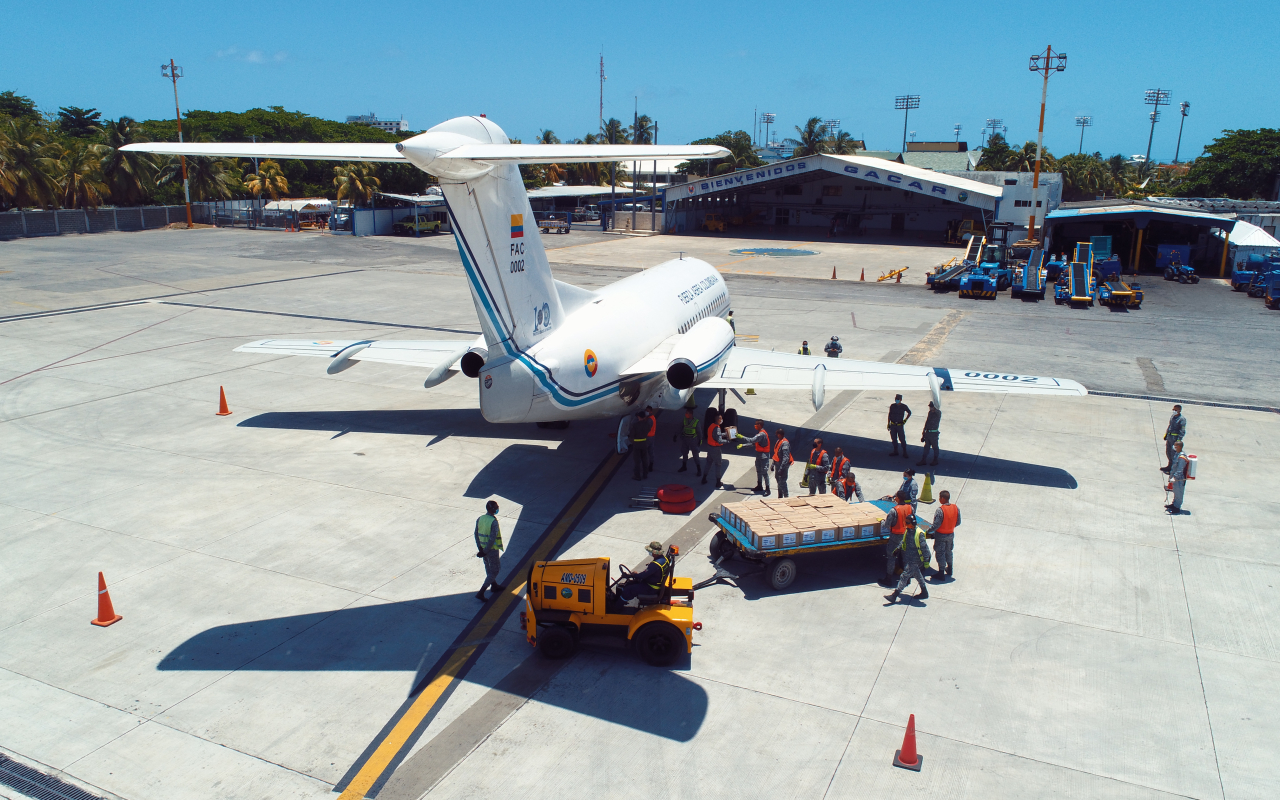  Operaciones aéreas decisivas para la reconstrucción del Archipiélago de San Andrés, Providencia y Santa Catalina 