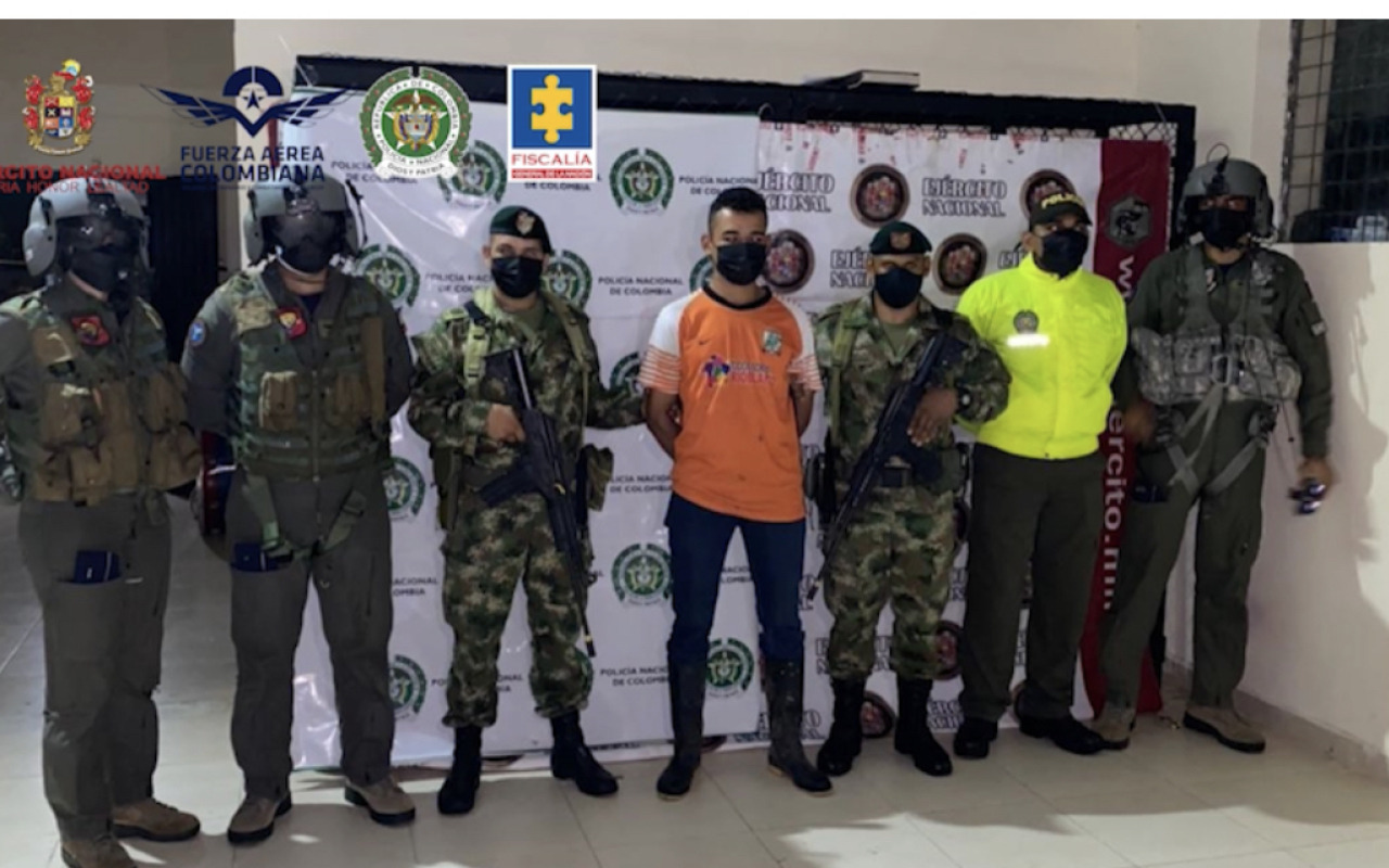 Explosivista y Segundo Cabecilla de Comisión del GAO'r Frente Ismael Ruiz, alias 'Patas' fue capturado en el sur del Tolima