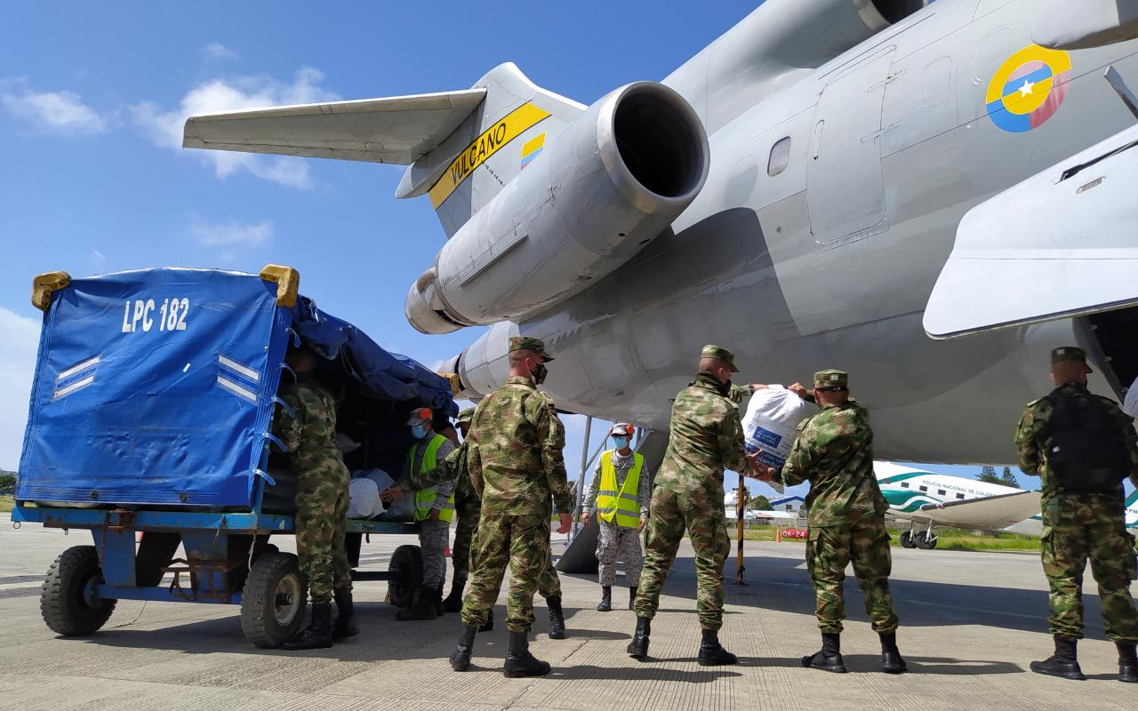 Bienestar de los providencianos sigue siendo prioridad para la Fuerza Aérea Colombiana